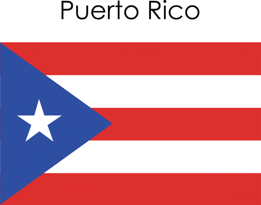 Puerto Rico Country Flag Png