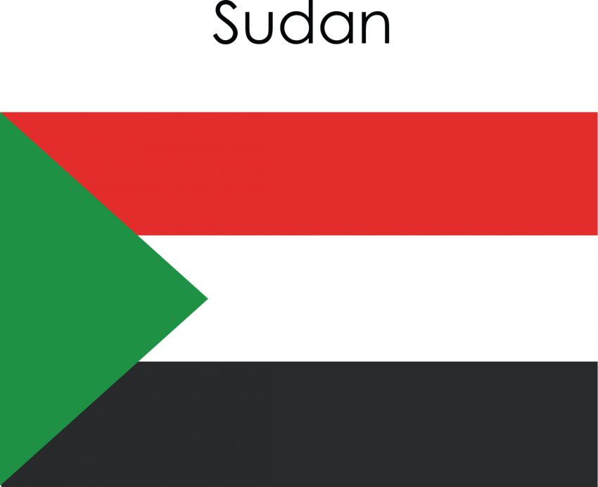 Sudan Country Flag
