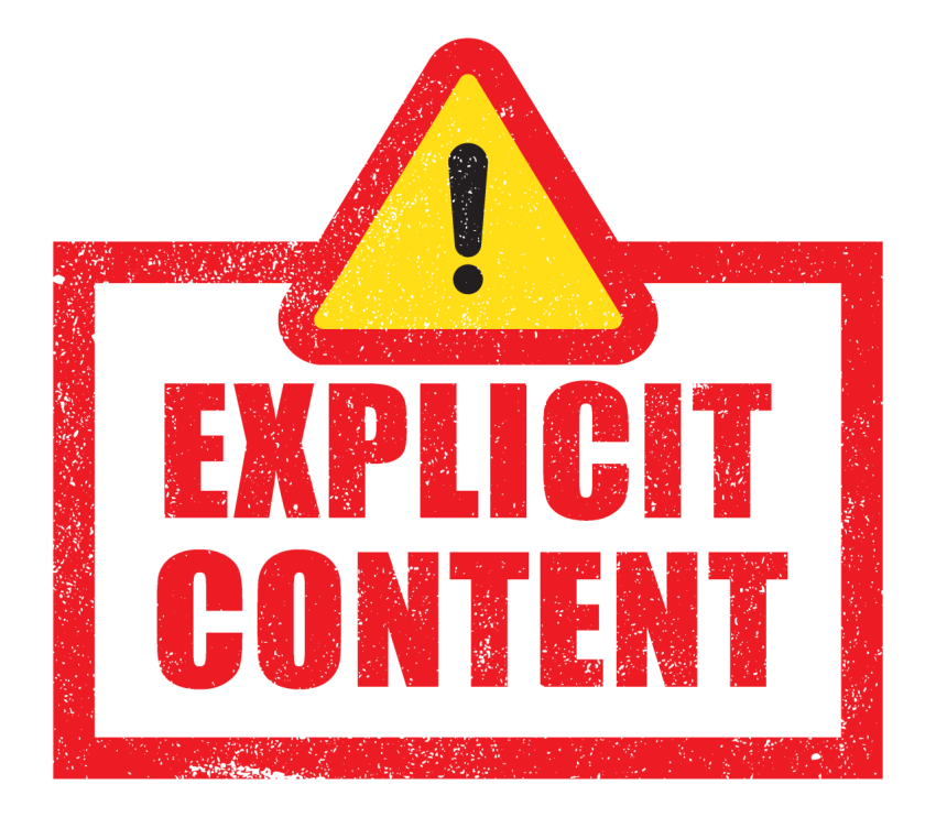 Explicit Content Warning Sign Png