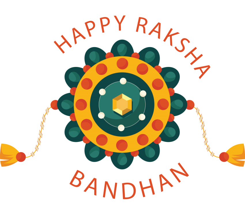 Flat Raksha Bandhan Badge Desi