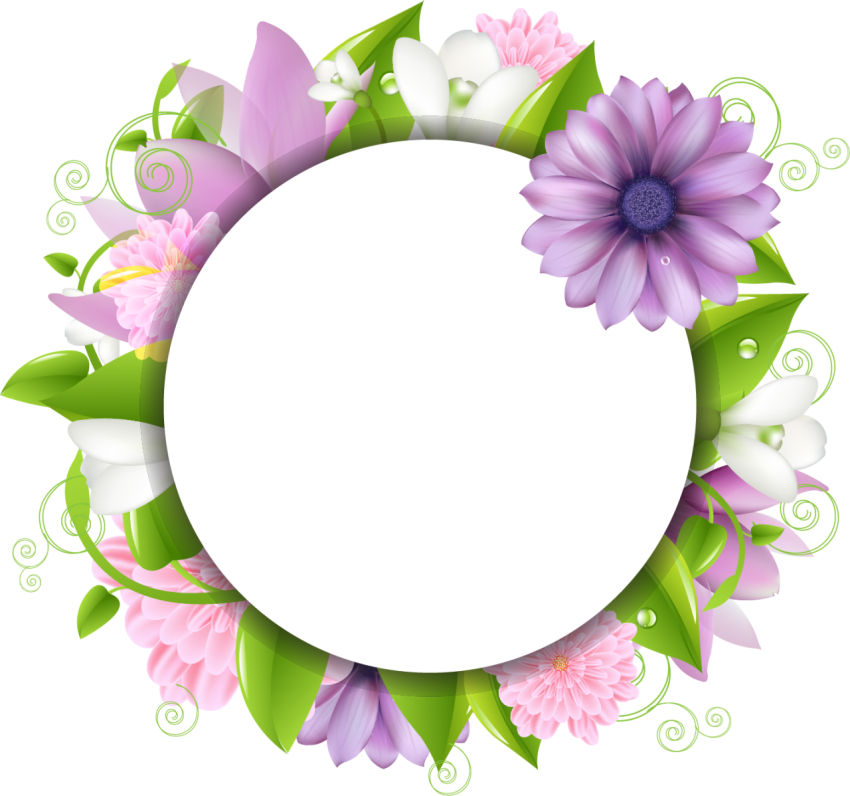 Flower Frame Png Free Download