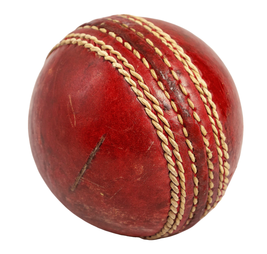 Red cricket ball image png