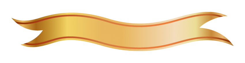 Golden Ribbon Banner Png
