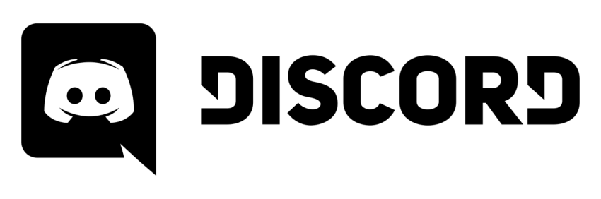 Discord Logo & Wordmark Black Logo png