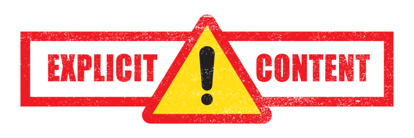 Explicit Content Warning Sign Png