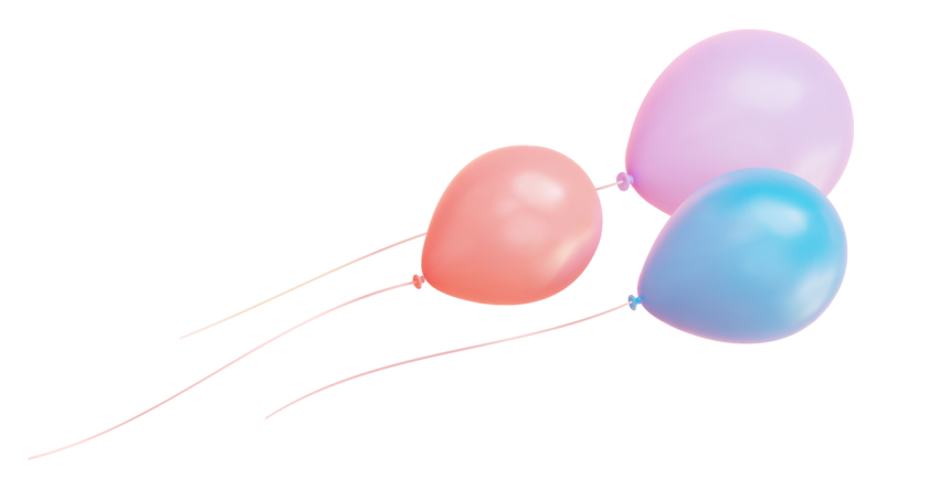 3D Balloon PNG