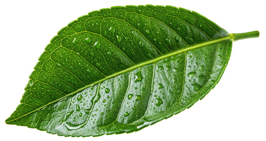 Green Leaf on Transparent Background Png