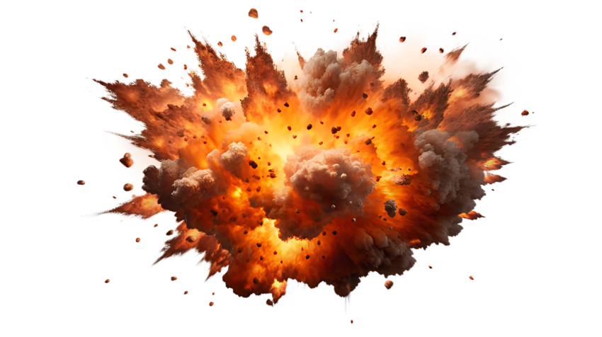 Dramatic Explosion Png Image