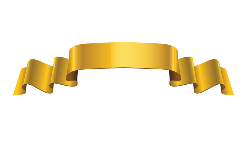 Golden Certificate Ribbon Png Free Download