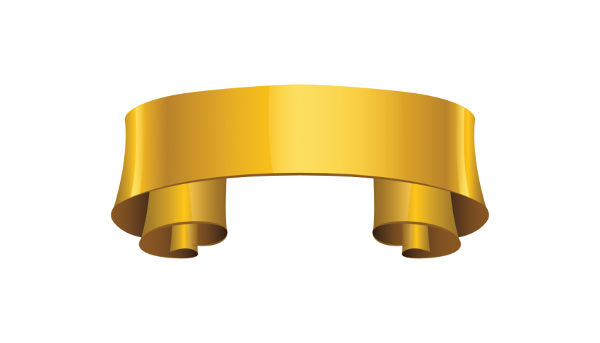 Gold Ribbon Png Free Download