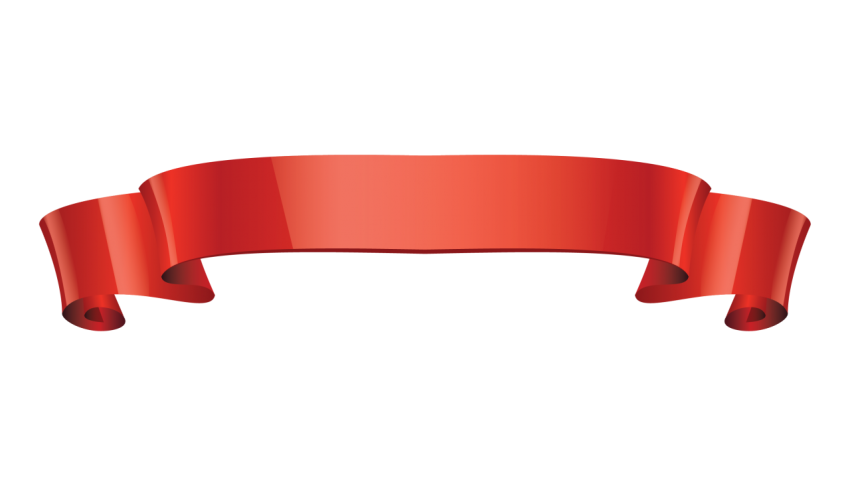 Red Ribbon  Banner Png  Free Download
