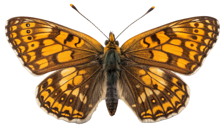 Colorful  Patterns Butterfly PNG