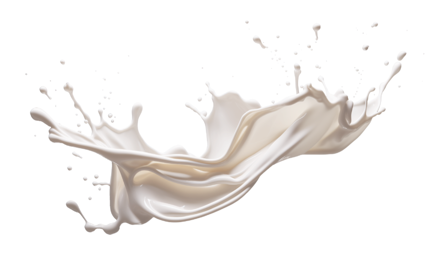 Transparent Milk Splash