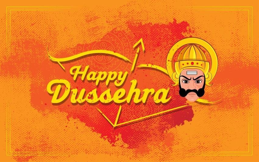 Happy Dashera Wishes Greeting Template