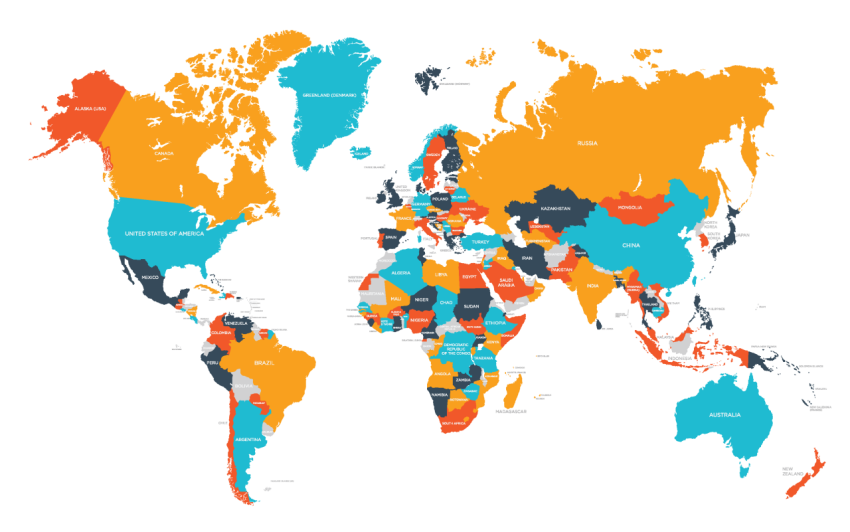 World map png transparent image free download