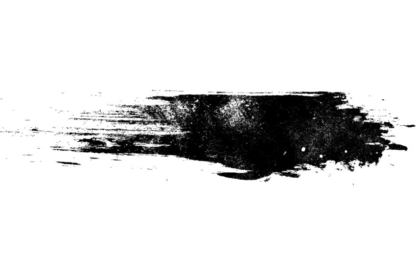 Black Paint Brush Stroke Texture Png