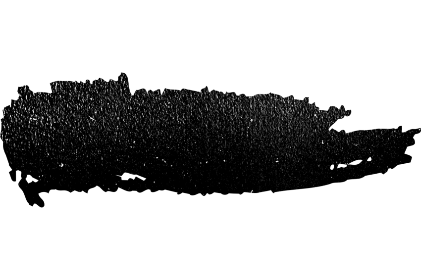 Black Paint Brush Stroke Texture Png