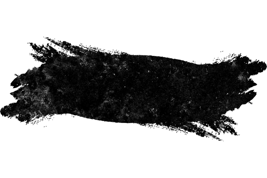 Black Paint Brush Stroke Texture Png
