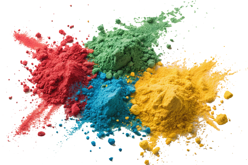 Transparent holi color png