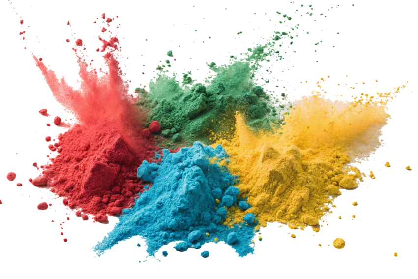 Transparent holi color png