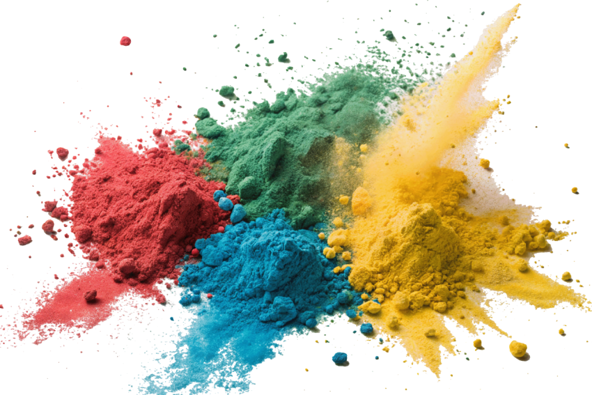 Transparent holi color png