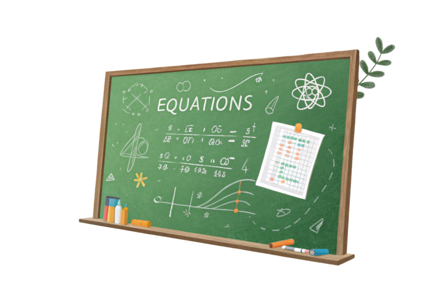 Green classroom chalkboard image png