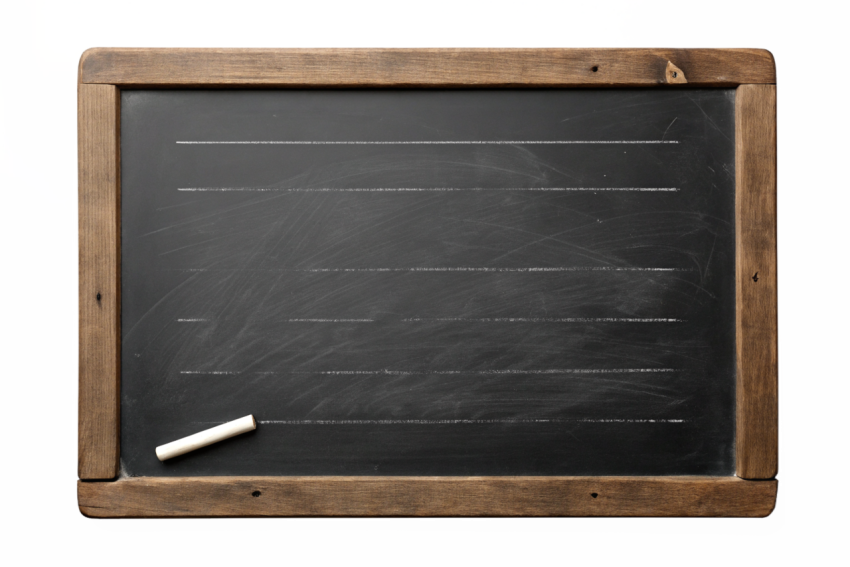 Black Wooden classroom chalkboard image png