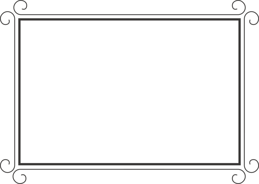 Decorative Frame Design Template Png