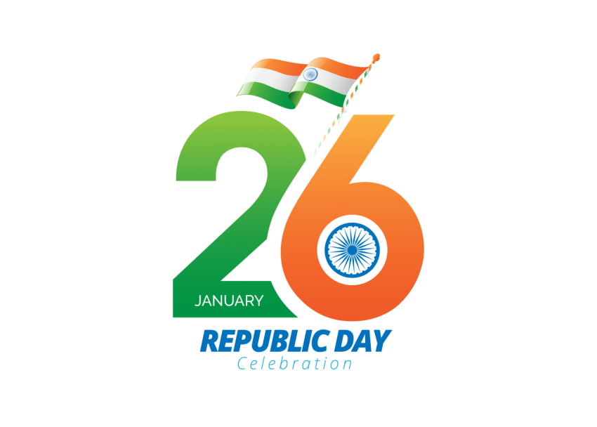 26 January Republic Day Celebration Sticker Png
