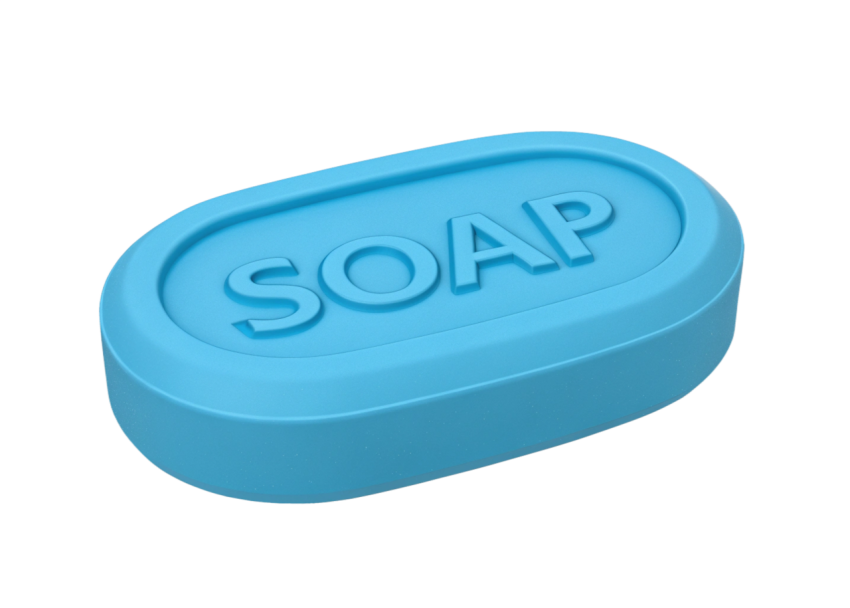 Blue soap image transparent png