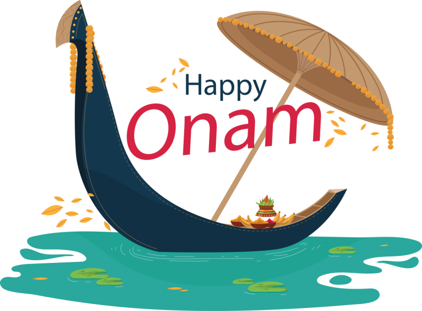 Onam Festival Flat Design