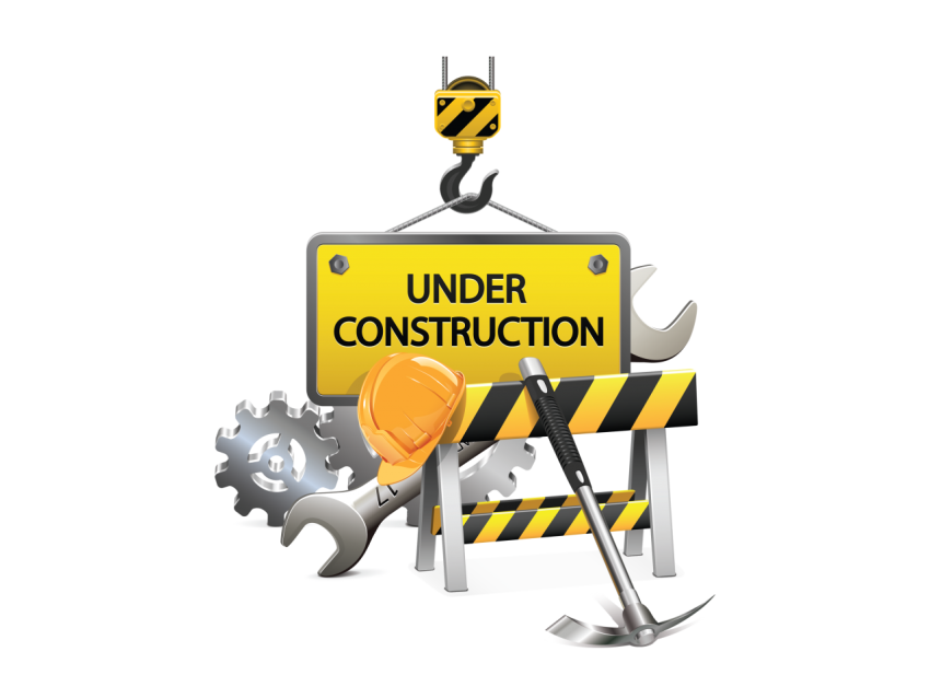Under Construction Board Png Free Download
