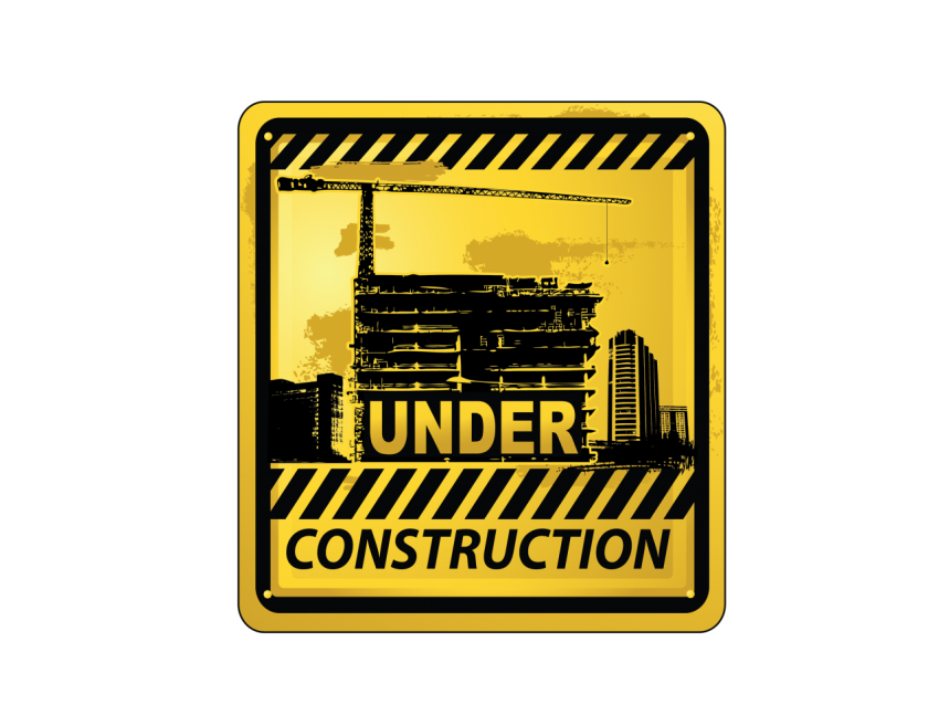 Under Construction Board Png Free Download