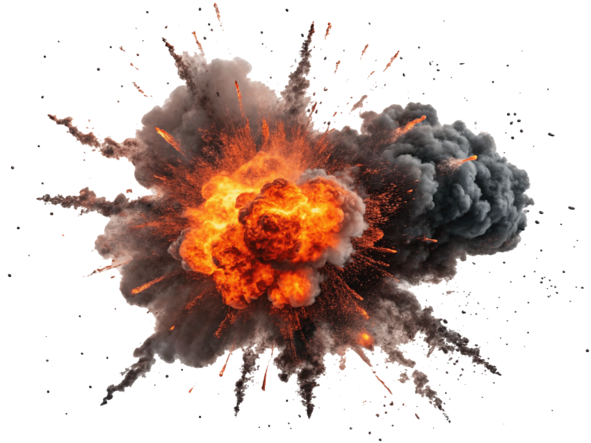 Transparent Explosion Png Image