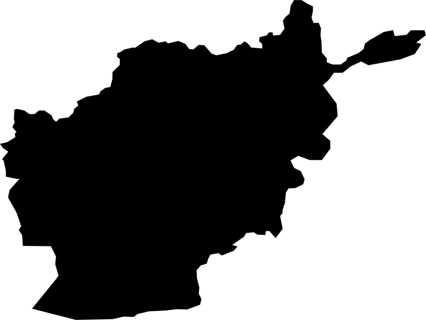 Afghanistan Map Silhouette Png