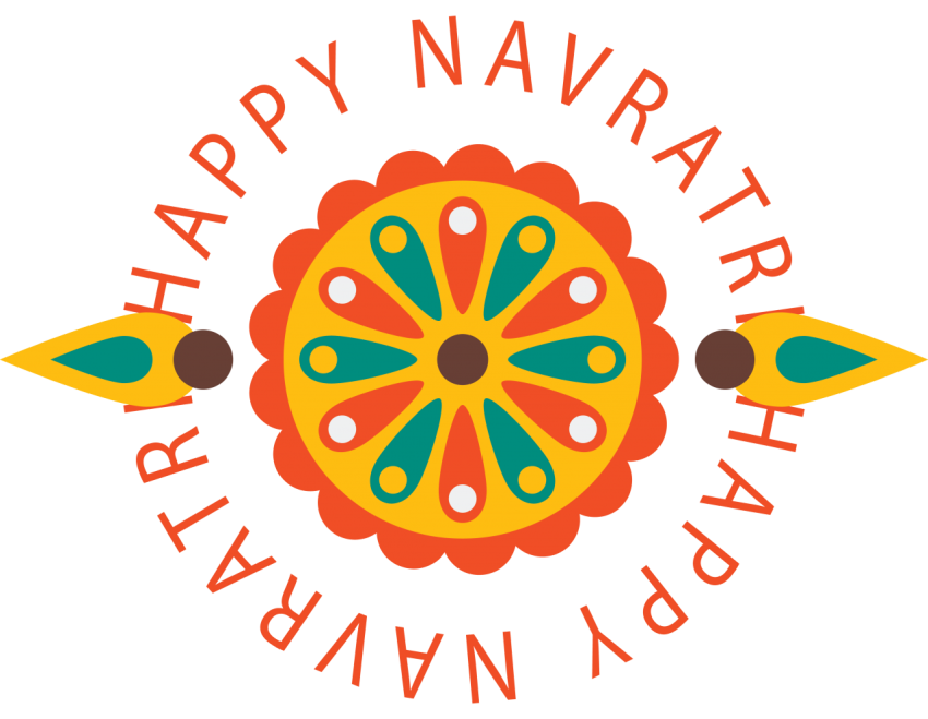 Happy Navratri Traditional Design Template