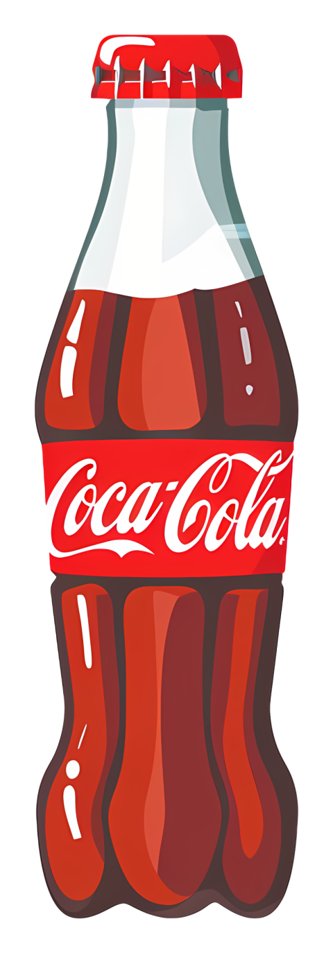 Coca-Cola Bottle Illustration png