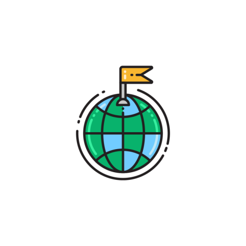 Destination Flag Png Icon