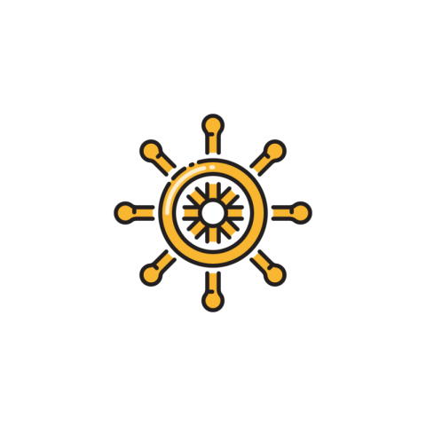Nautical Wheel Icon Png