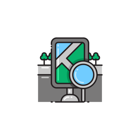 Road Sign Billboard Icon