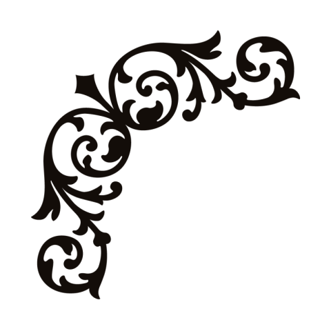 Decorative Corner Element Png Download