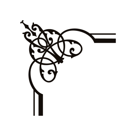 Decorative Corner Element Png Download