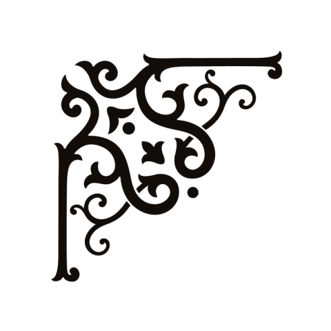 Decorative Corner Element Png Download