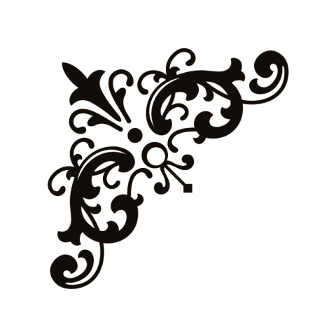 Decorative Corner Element Png Download