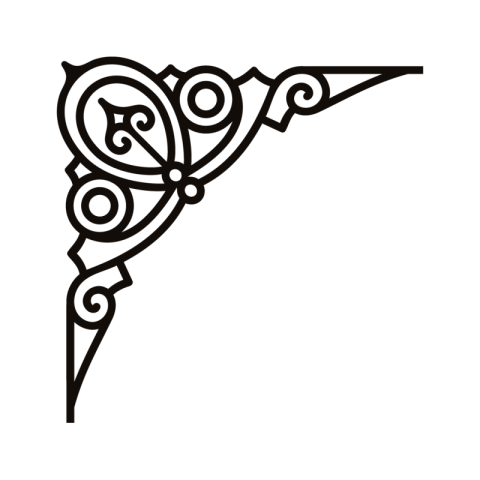 Decorative Corner Element Png Download