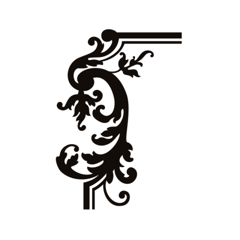 Decorative Corner Element Png Download