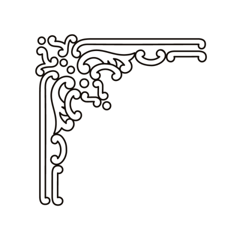 Decorative Corner Element Png Download