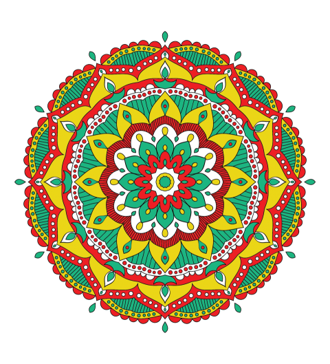 Creative Rangoli Design Png Free Download