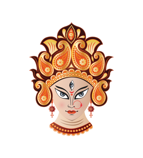 Goddess Durga Face Png