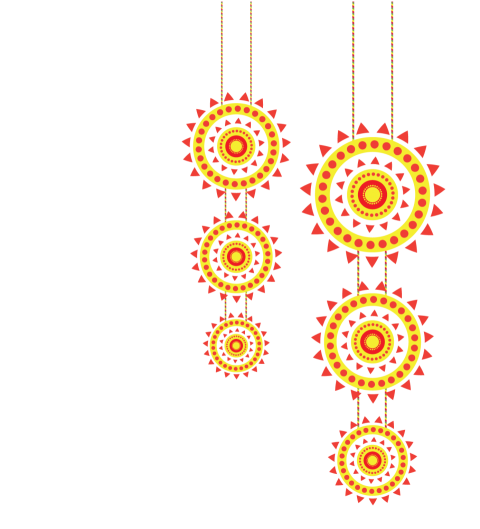 Durga Puja Decorative Element Png